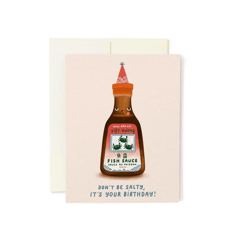 Don't Be Salty Birthday Card