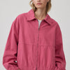 Color Dyed Zip-Up Jacket