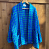 Blue Check Linen Jacket