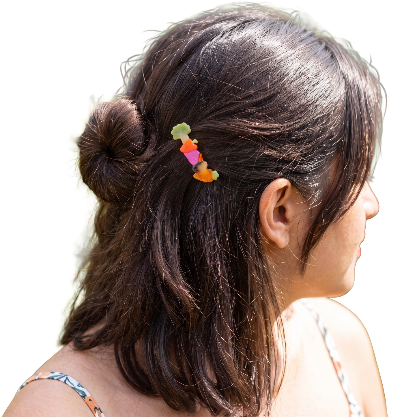 Veggie kebab hair clip