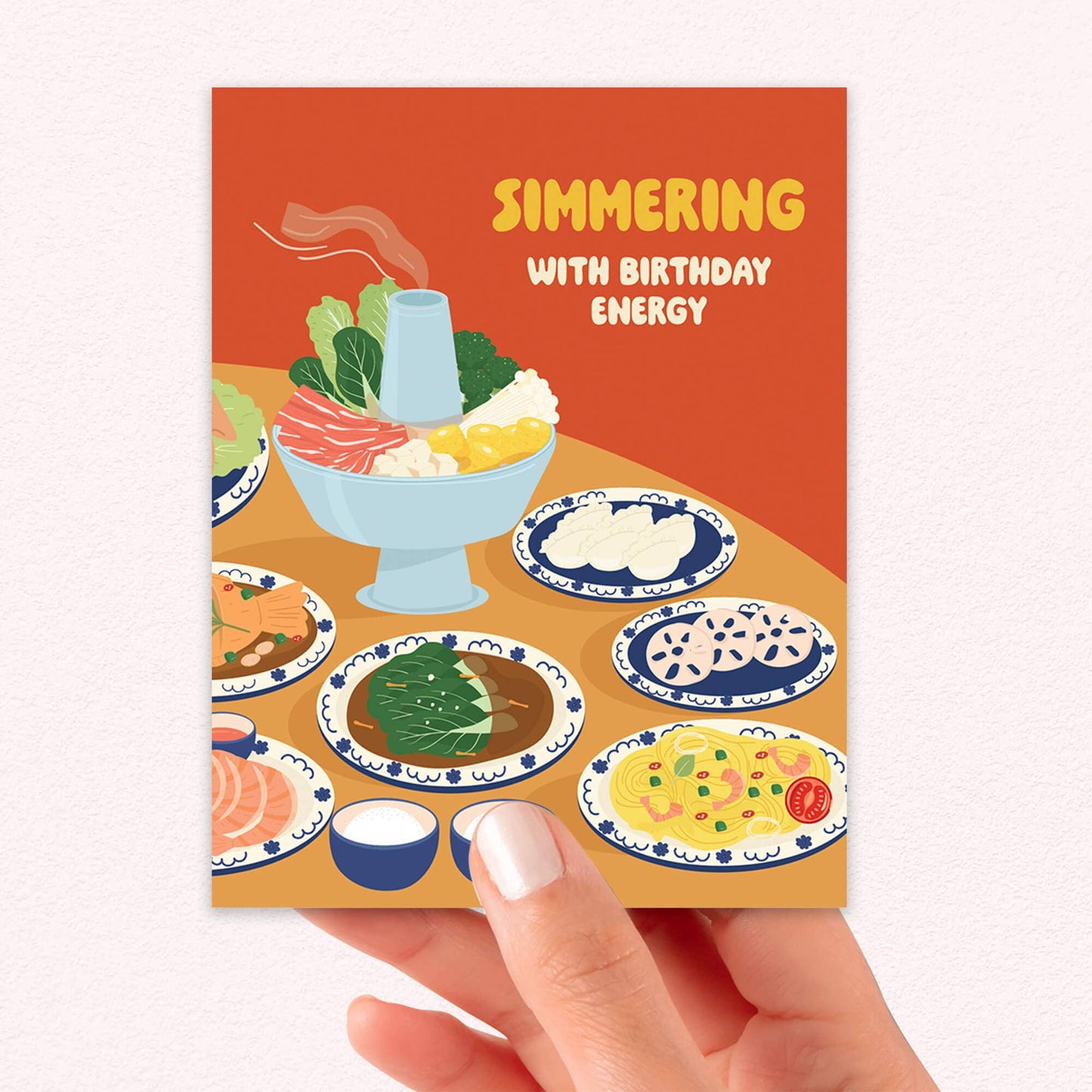 Hot Pot Simmering Birthday Card