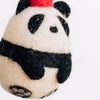 Panda Felt Ornament