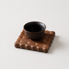 Solid Wood Biscuit Coaster