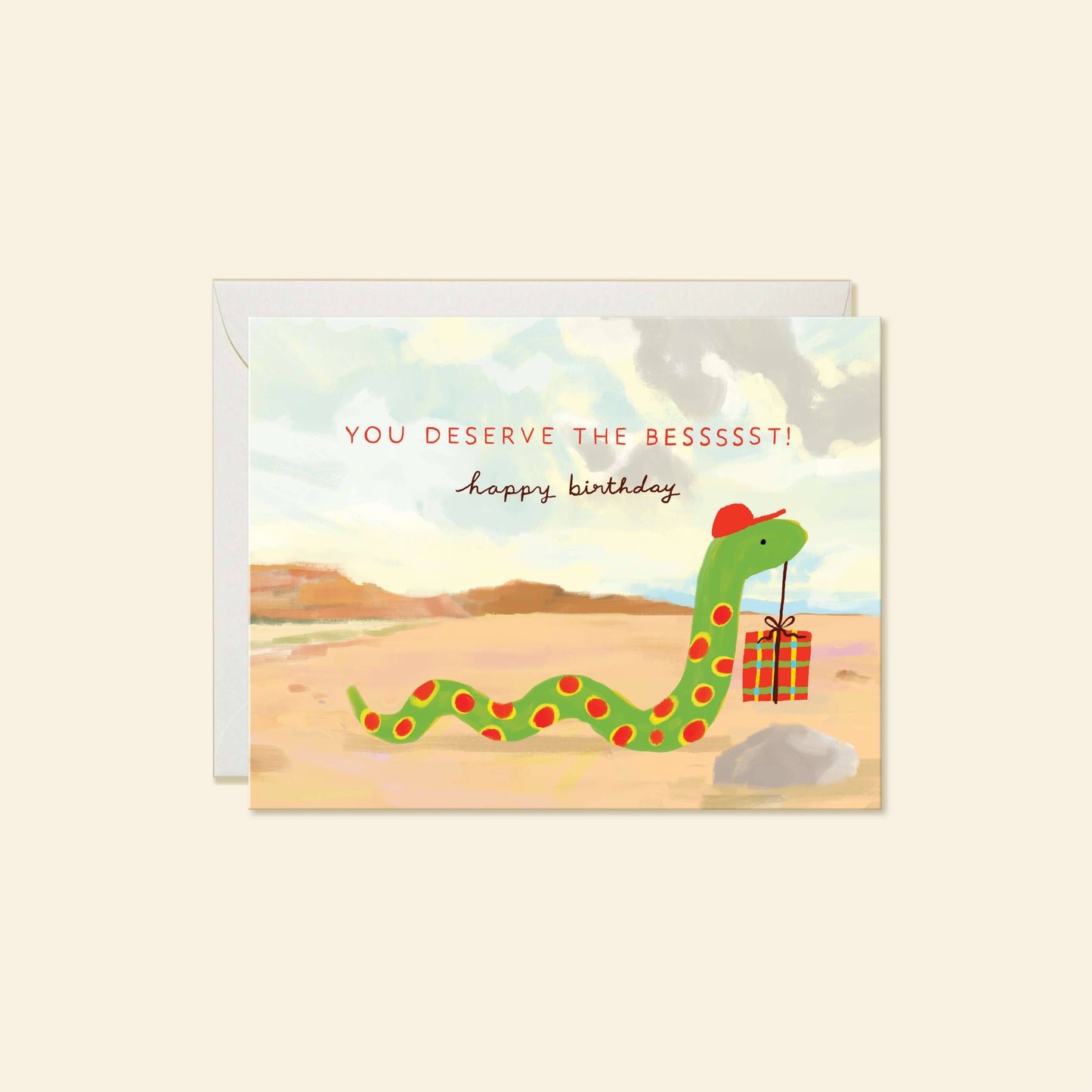 Snake Birthday Card