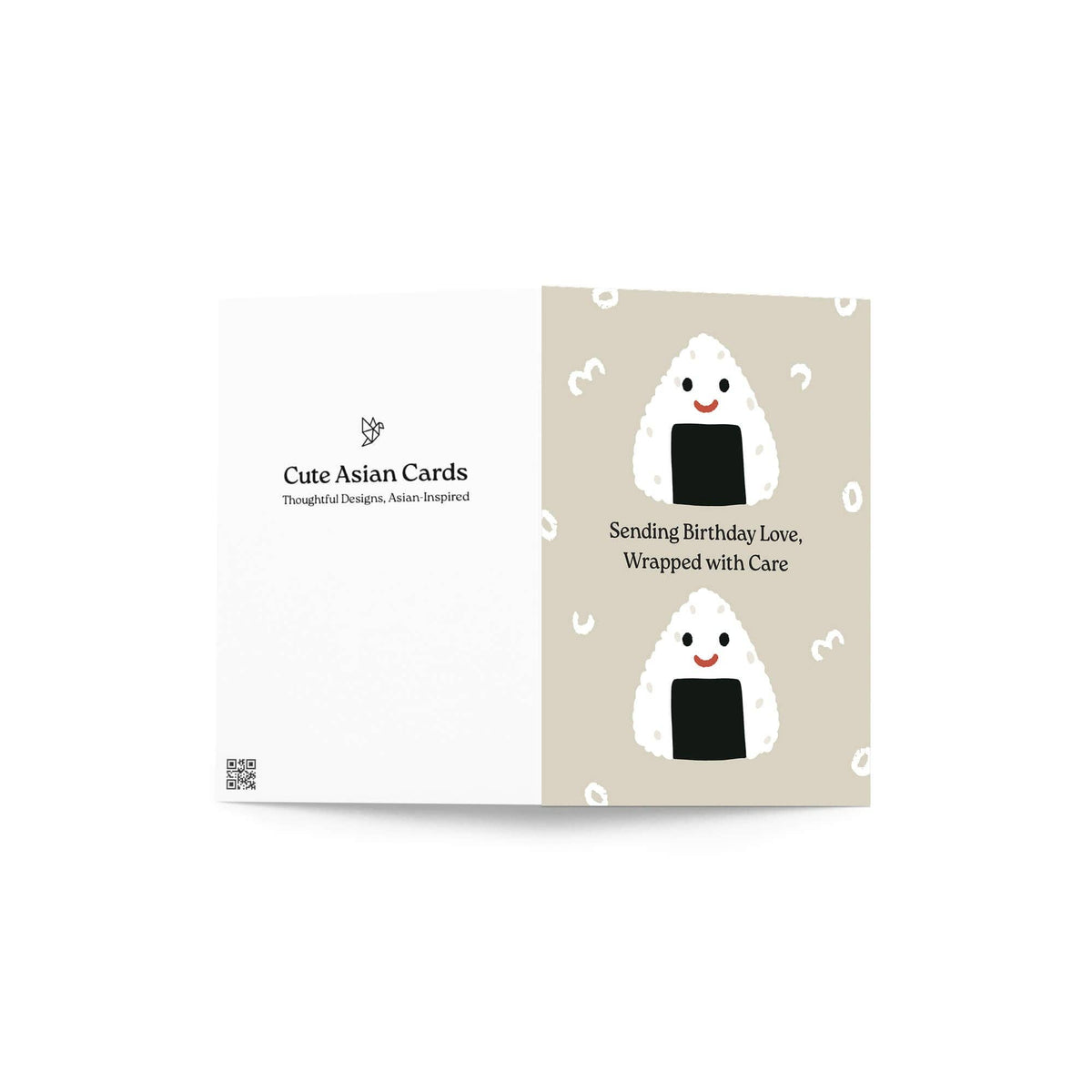 Onigiri Cute Birthday Card