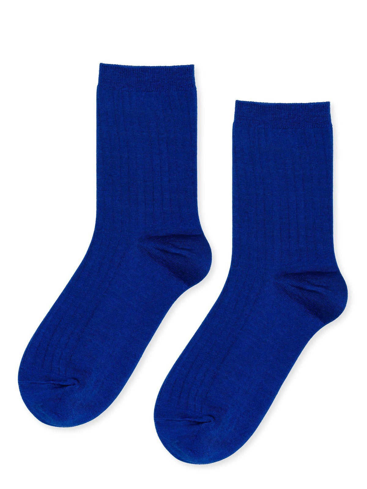 Essential Rib Trouser Crew - Cobalt