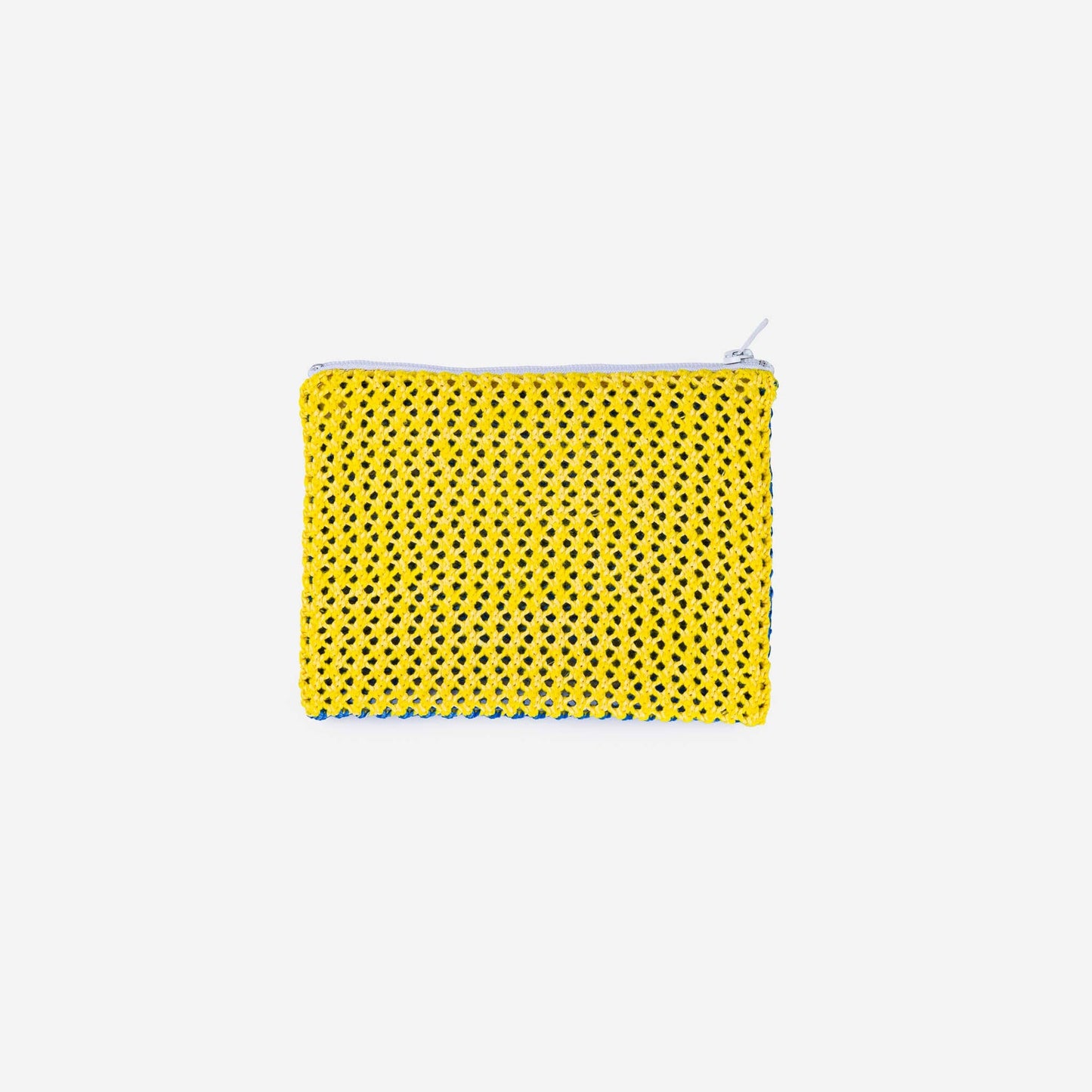 Raffia Zip Pouch