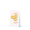 Golden Egg Tart Birthday Card