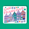 San Francisco Magnet Painted Ladies