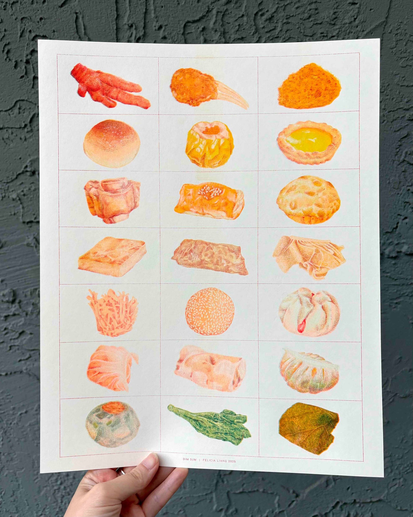 Dim Sum Menu Print