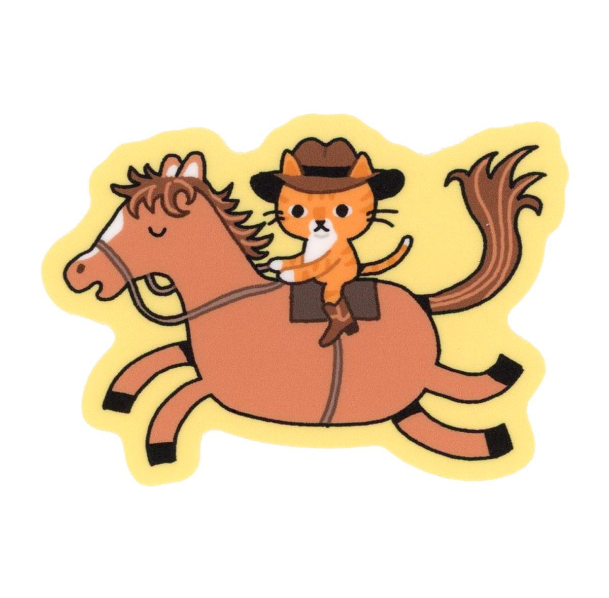 Kitty Cowboy Sticker