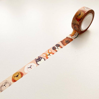 Dog Faces Washi Tape