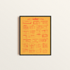The Sunset District San Francisco Risograph Print