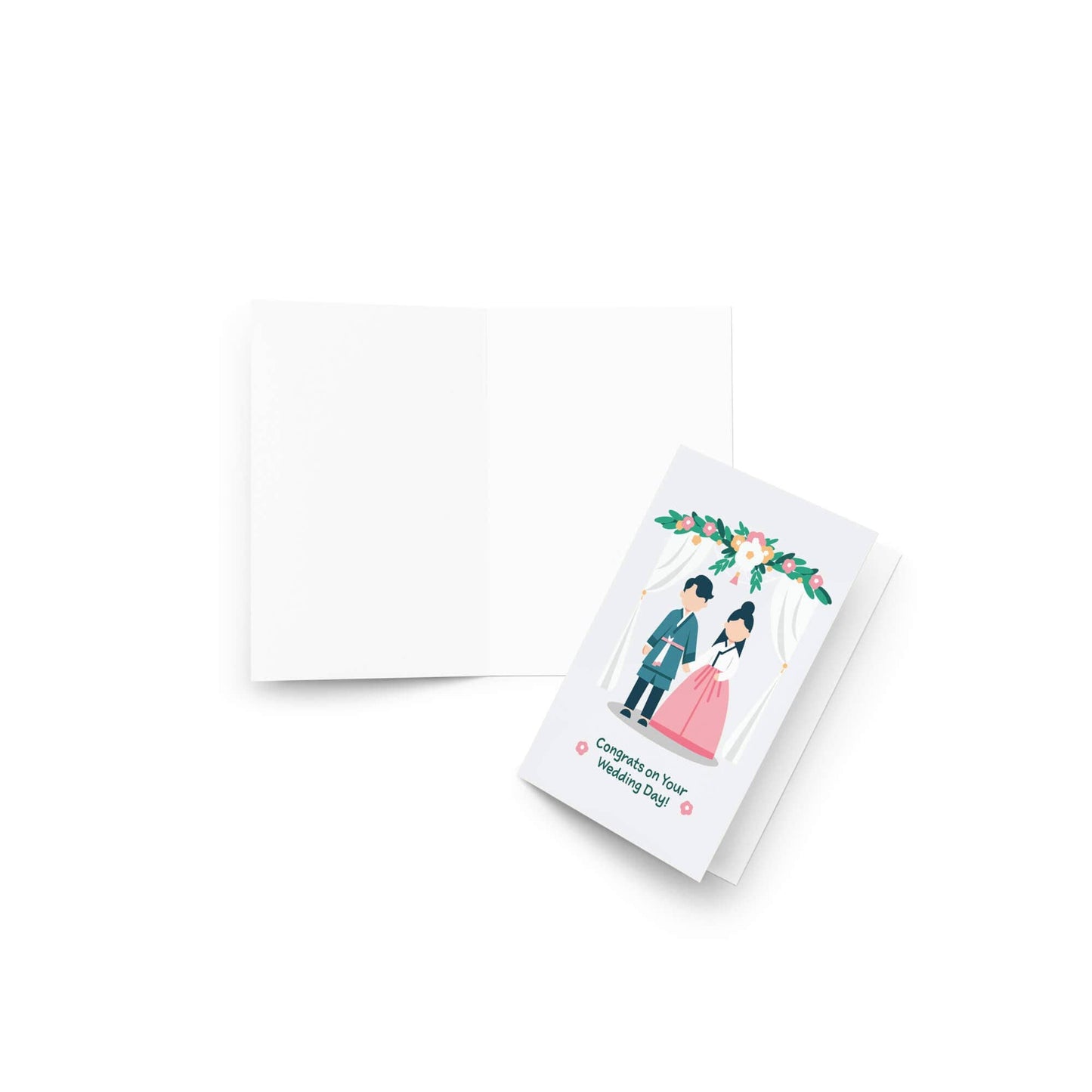Korean Hanbok Wedding Card