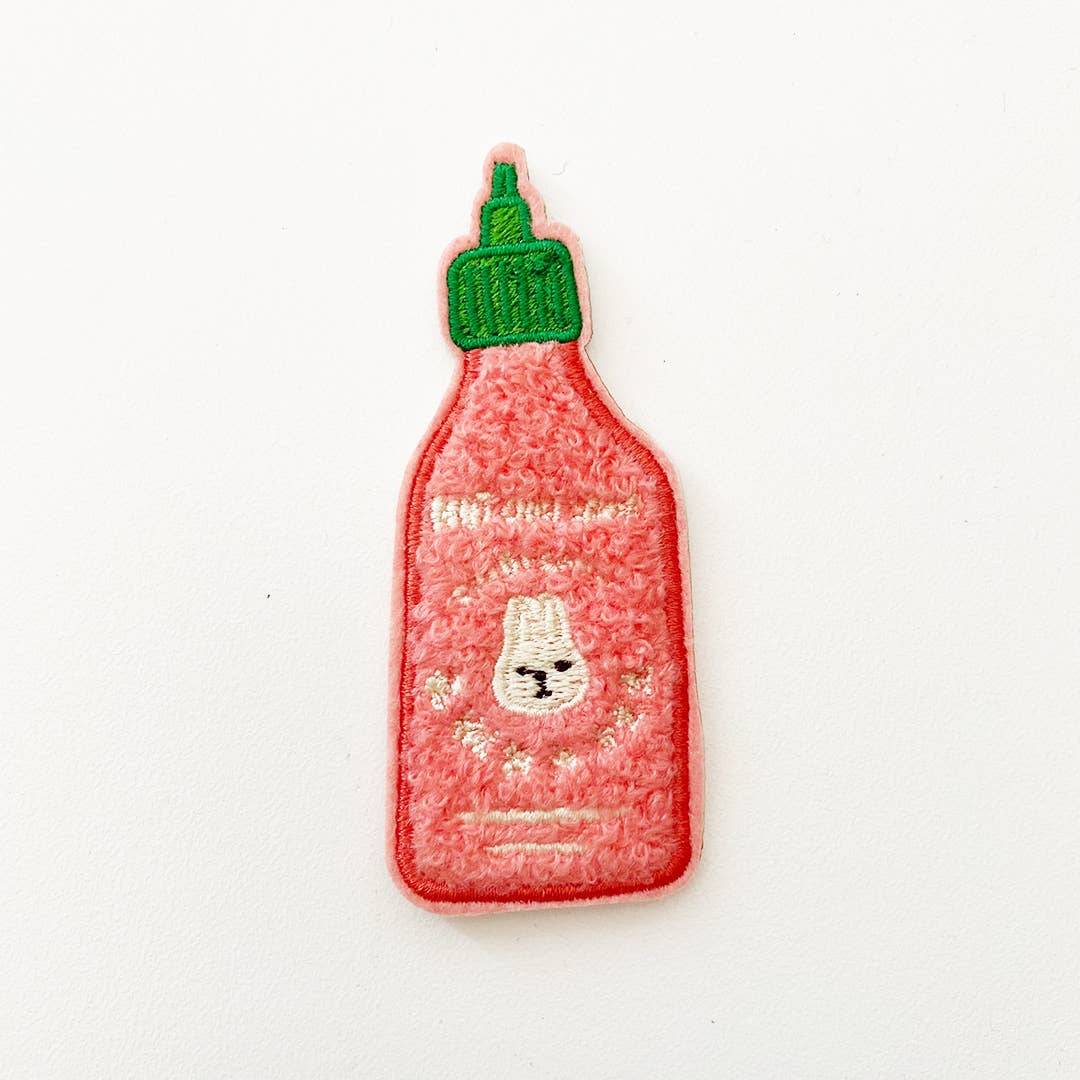 Hot Sauce Chenille Stick-On Patch