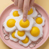 Fried Egg Clicker Keychain