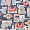 SFO Luggage Tag Acrylic Magnet