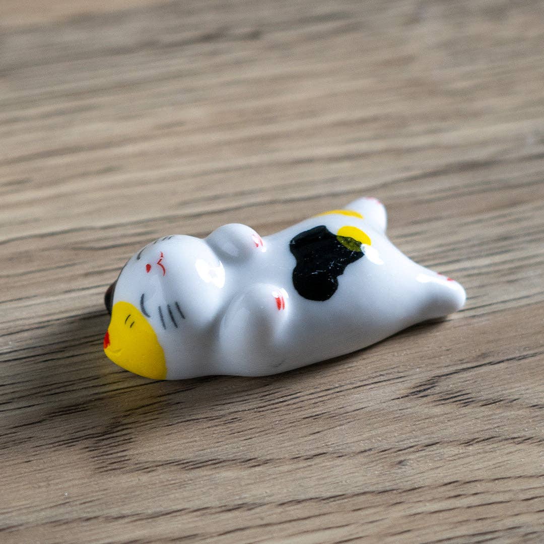Cat Chopsticks Rest Belly