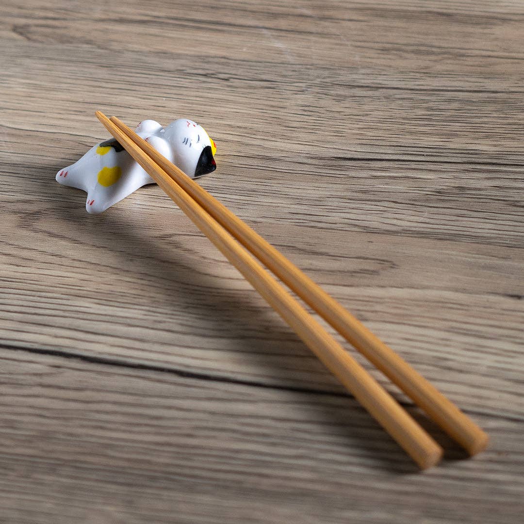 Cat Chopsticks Rest Belly