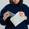 Raffia Zip Pouch
