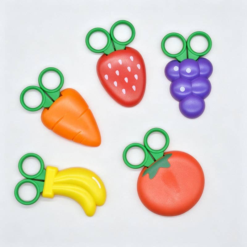 Fruit Cover Kids Safety Scissors
