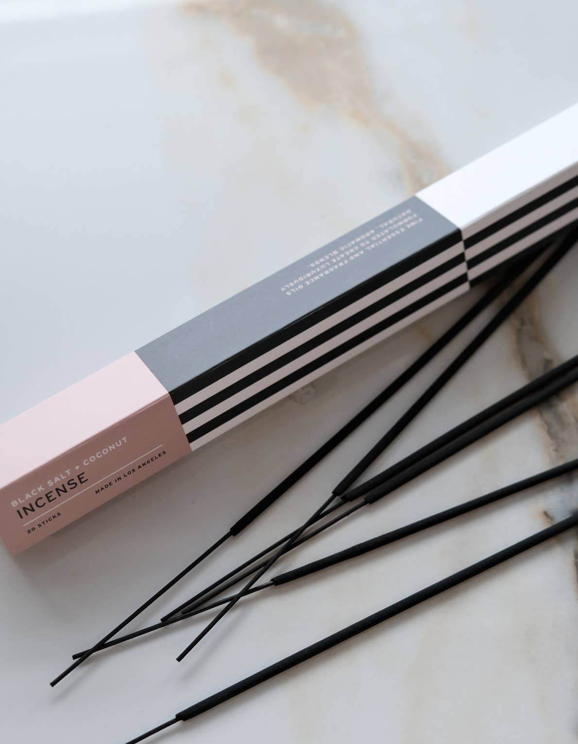 Essentials: Black Salt + Coconut Incense