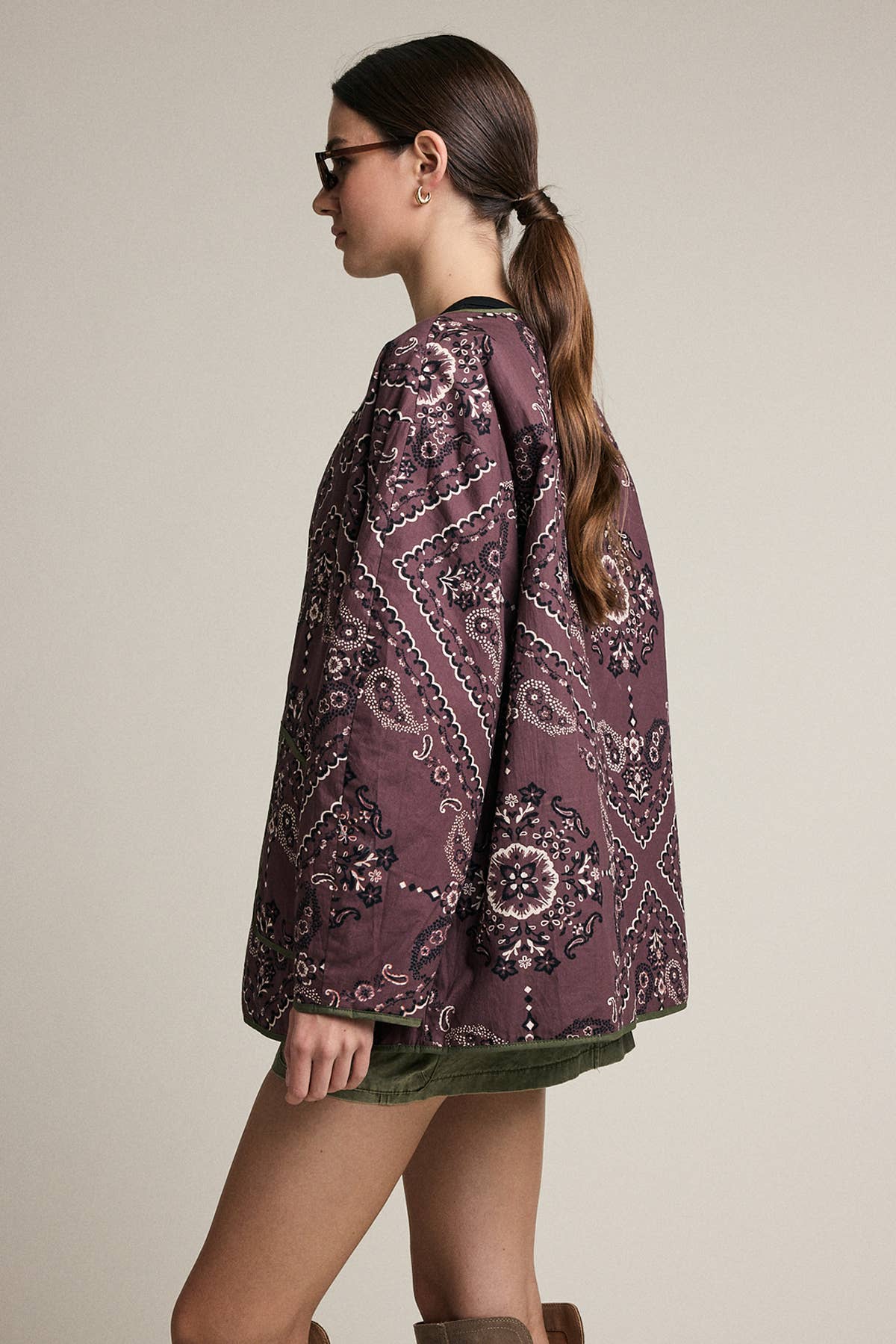 Reversible Quilted Bandana Jacket