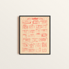 The Sunset District San Francisco Risograph Print