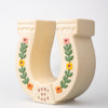 Horseshoe Ceramic Vase