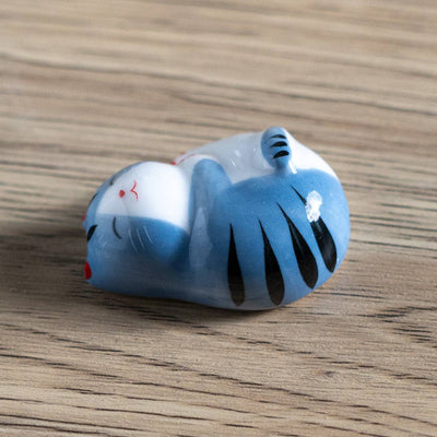 Cat Chopsticks Rest Blue