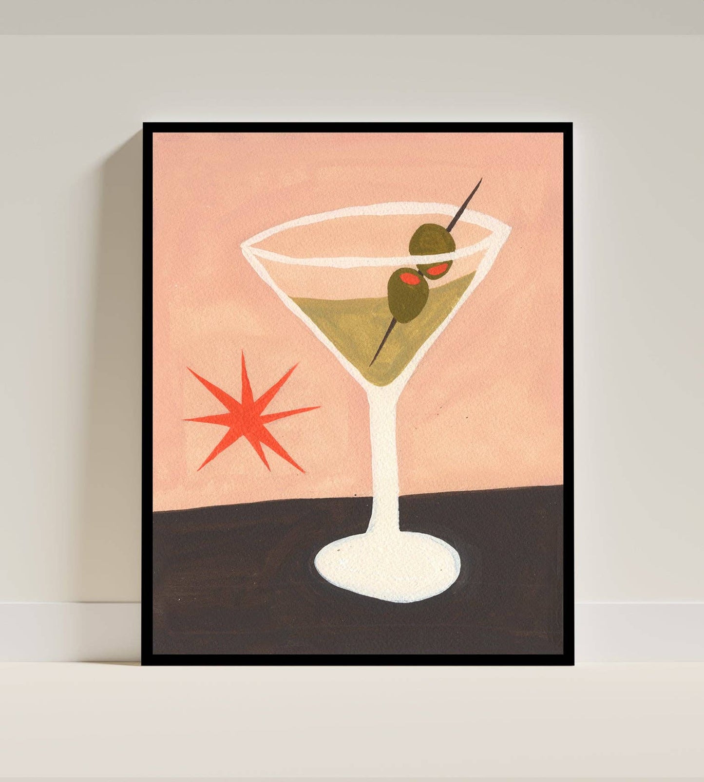 Martini Art Print