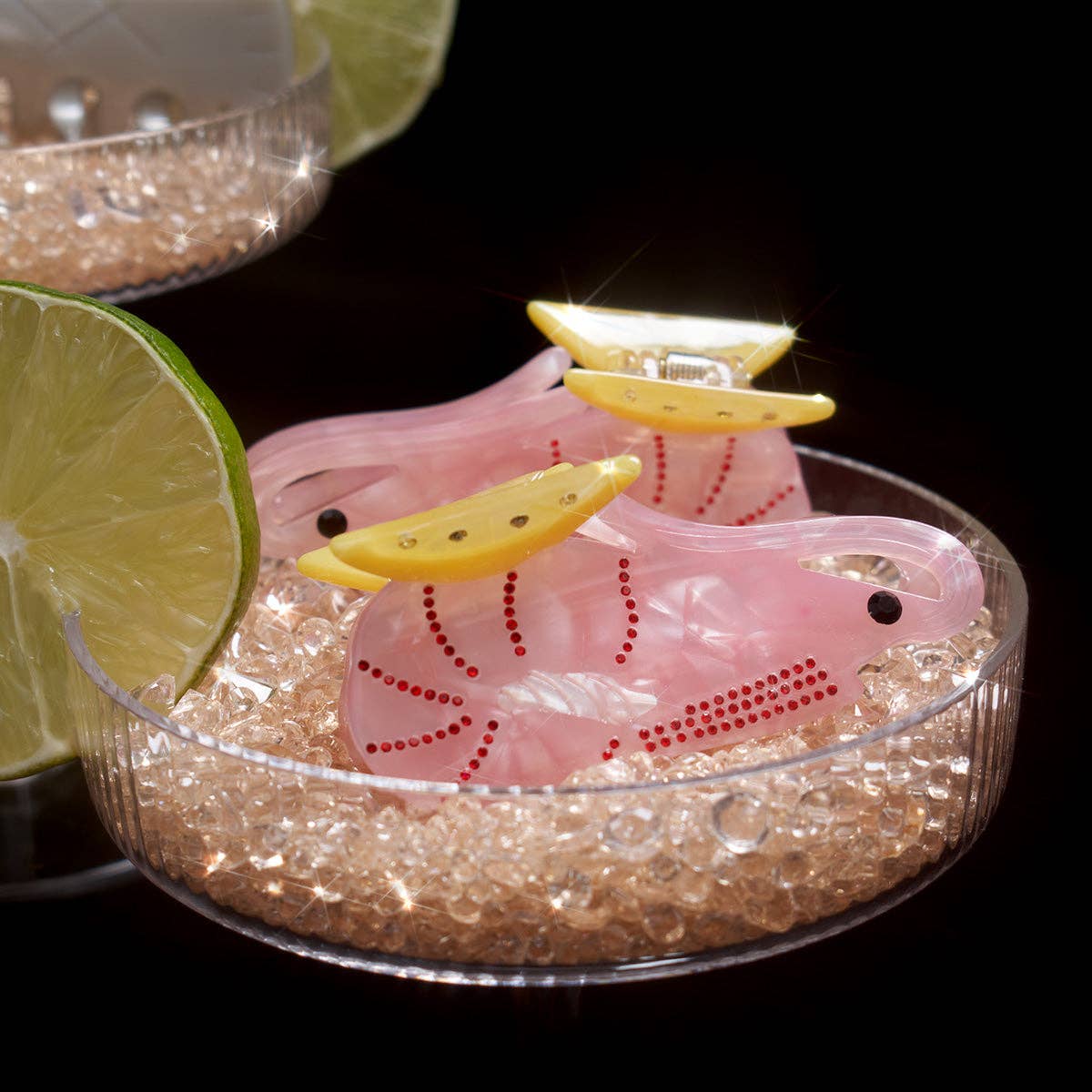 Shrimp Cocktail Hair Claw Clip