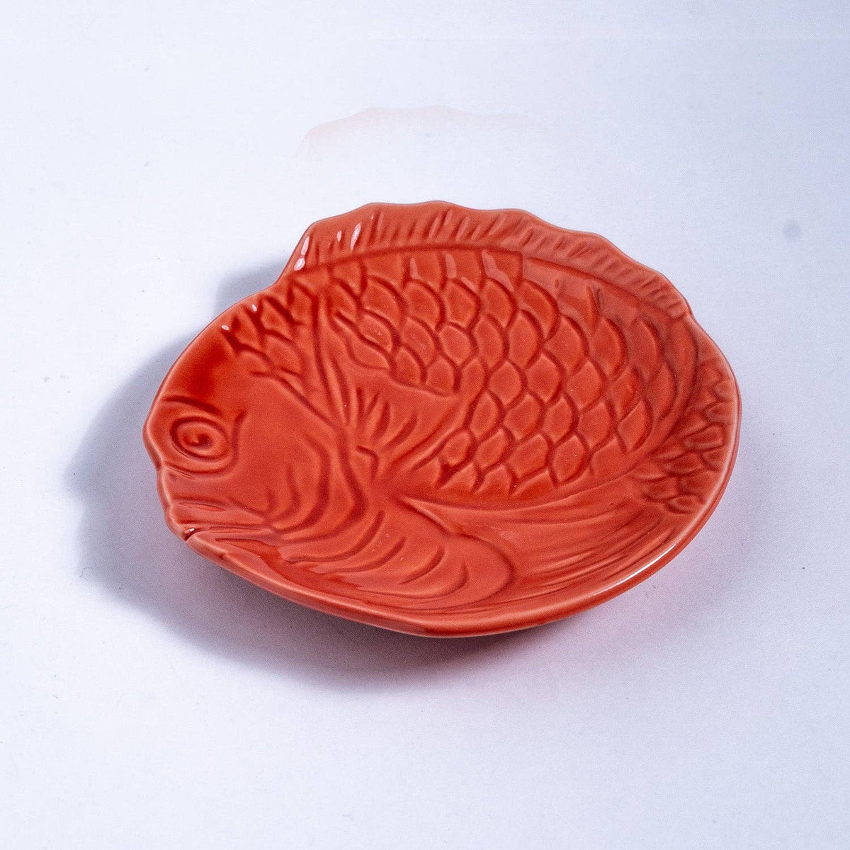 Sea Bream Dessert Plate Red