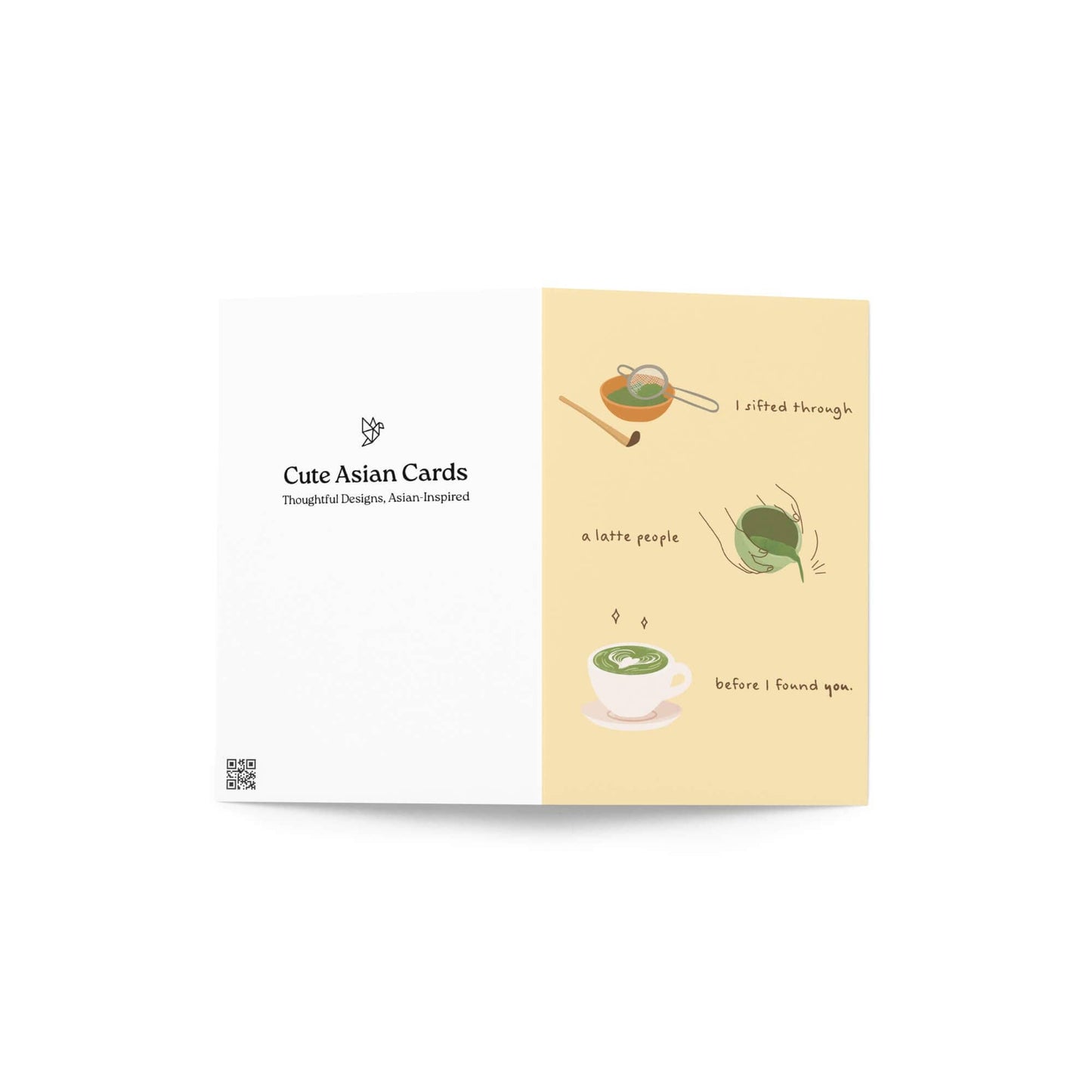 Sifted a Latte People Greeting Card