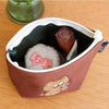 Embroidered Boat Pouch