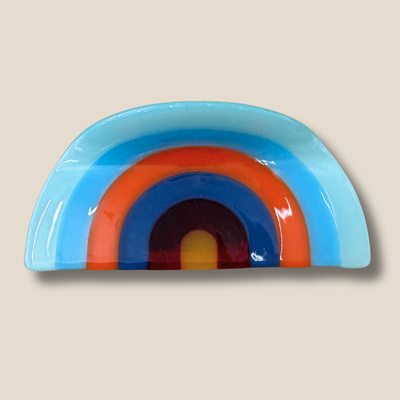 Retro Rainbow Hair Claw