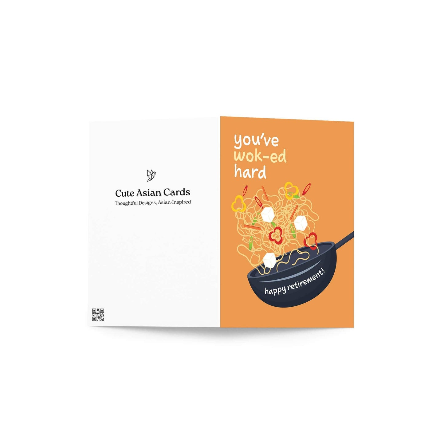 Wok-ed Hard Funny Retirement Card