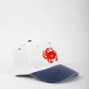 Crab Cap - Two Tone Blue