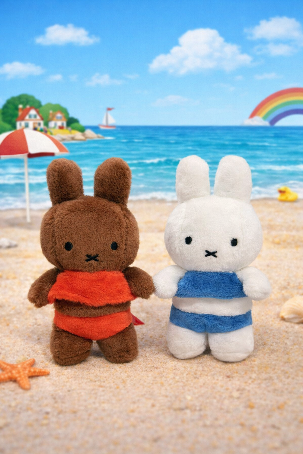 Miffy Plush Bag Charm – Swimwear Limited Edition