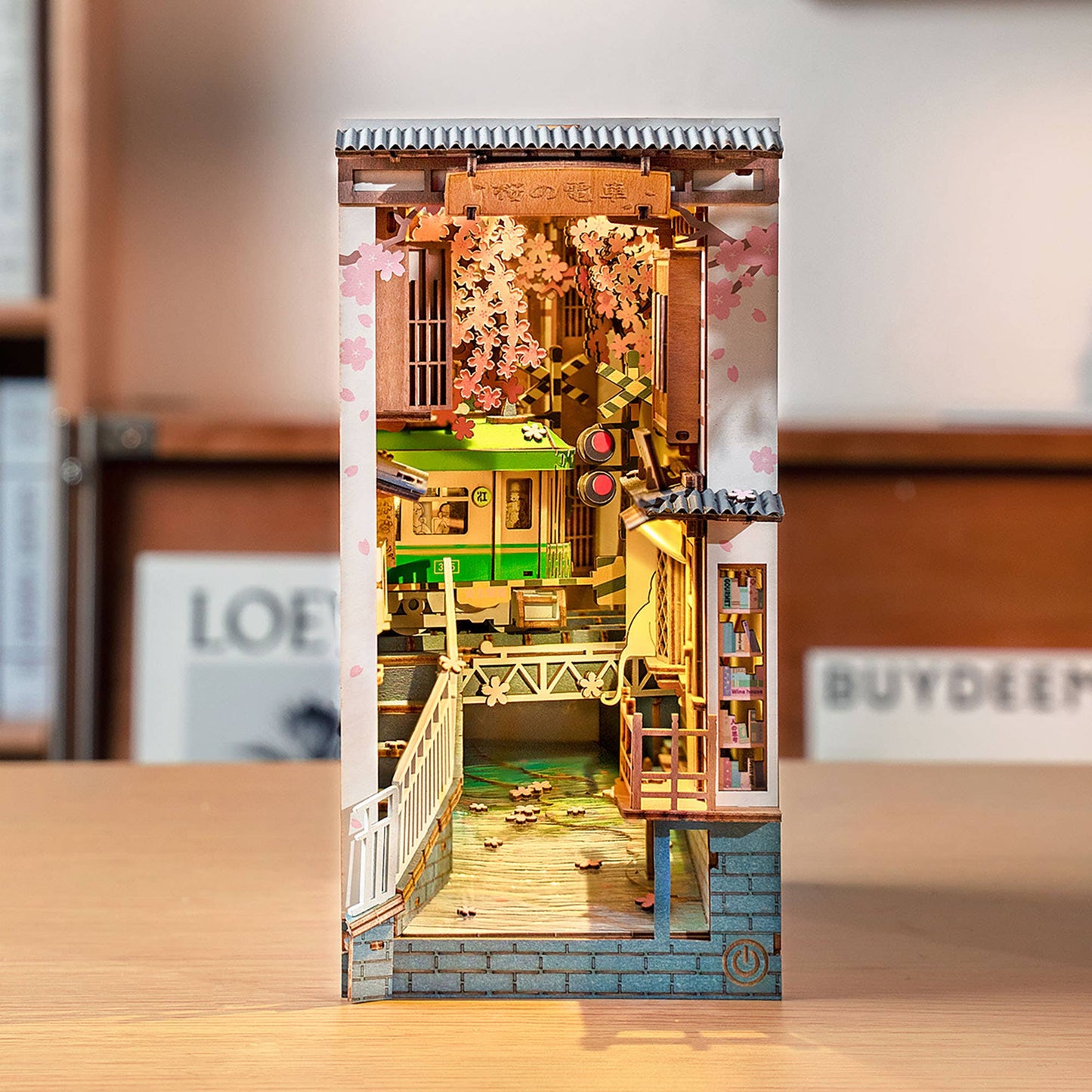 Sakura Tram DIY Book Nook Kit