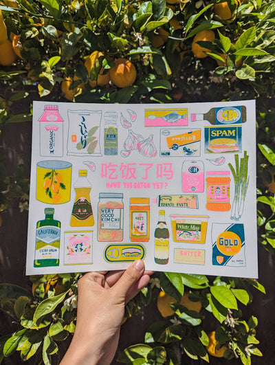 Have You Eaten Yet? Risograph Print