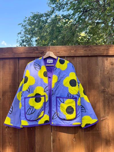 Purple Garden Quilting Jacket