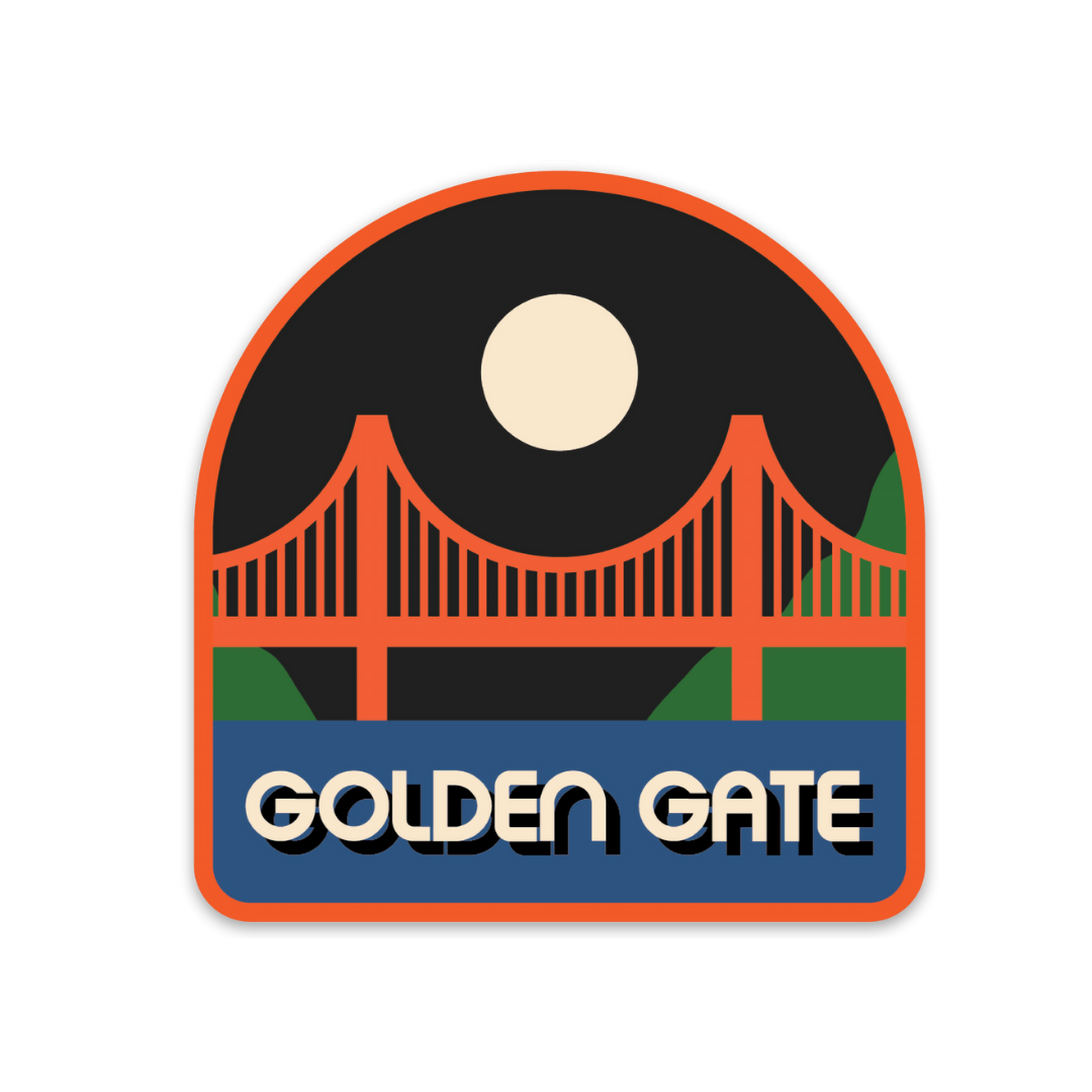 Golden Gate San Francisco Sticker