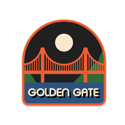 Golden Gate San Francisco Sticker