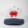 Crab Cap - Two Tone Blue