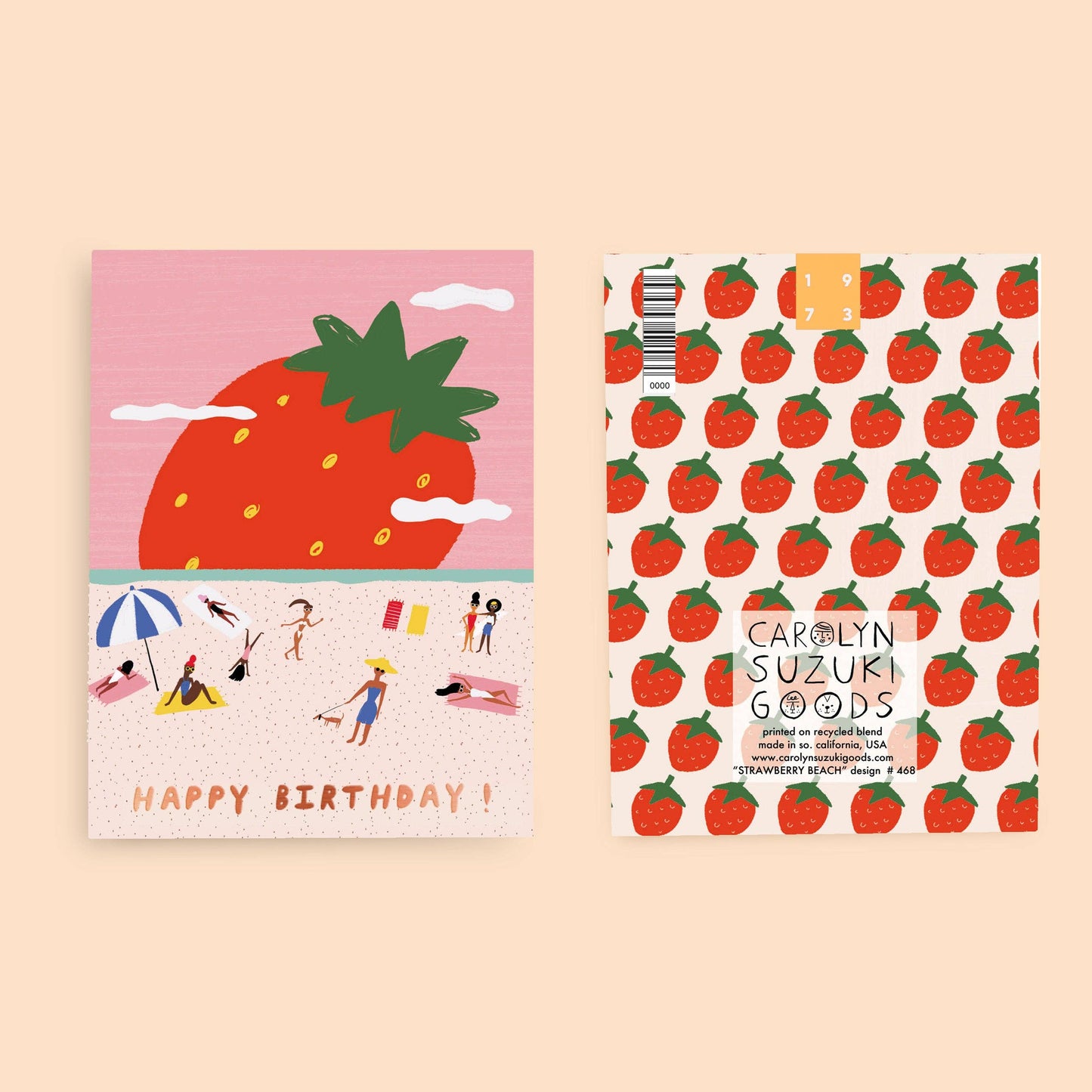 STRAWBERRY FIELD - Birthday Card