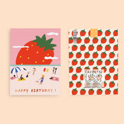 STRAWBERRY FIELD - Birthday Card
