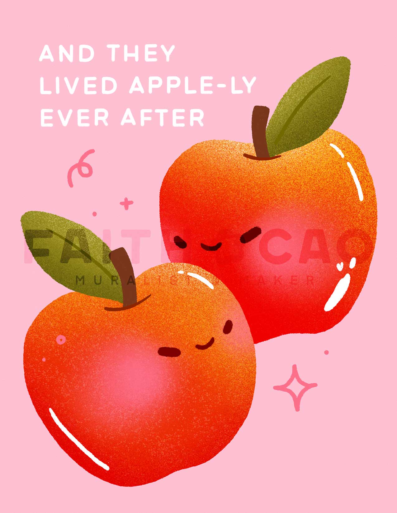 Apple-ly Ever After Card