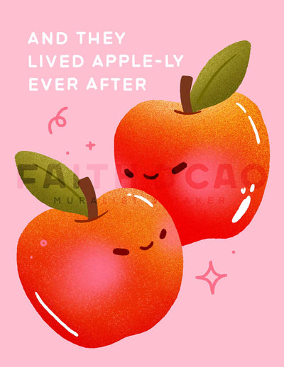 Apple-ly Ever After Card
