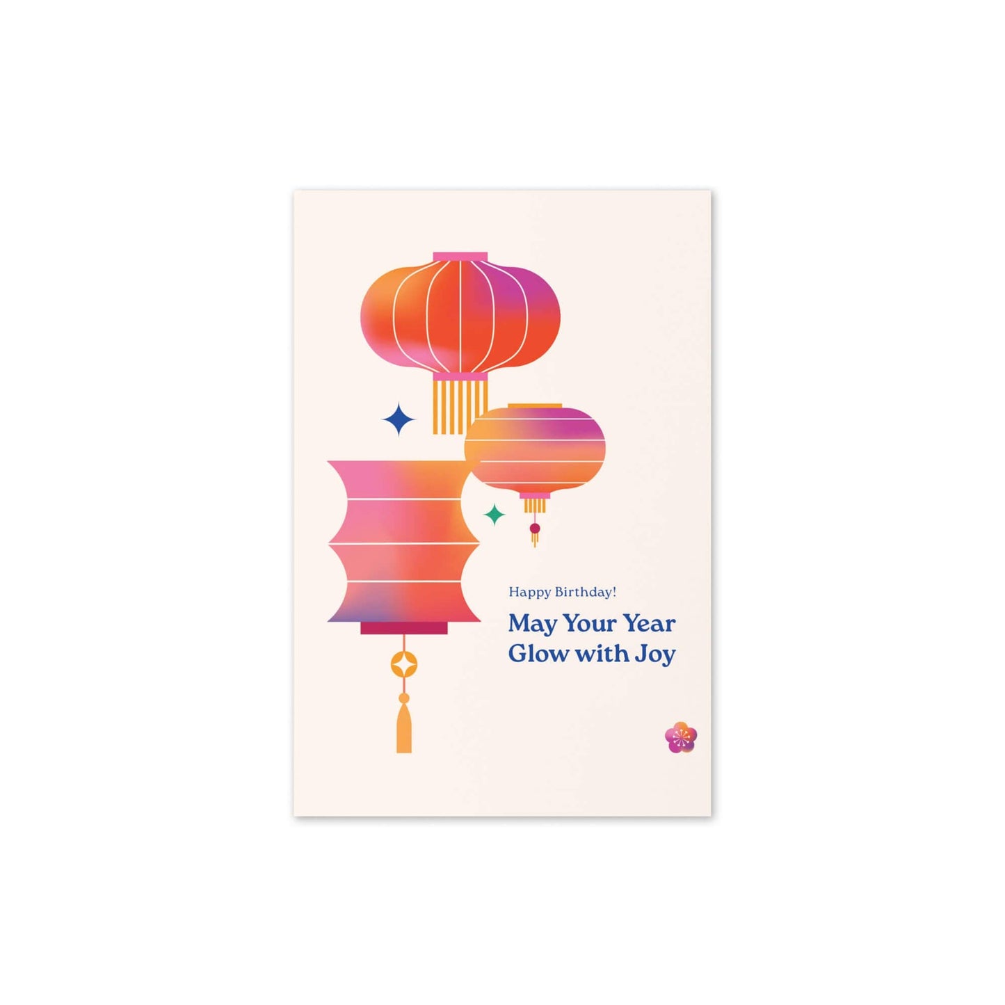 Glow with Joy Birthday Card